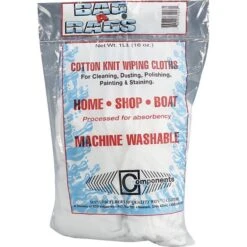 Multipurpose Wiping Cloths, White, 1 Lb.