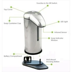 ITouchless Stainless Steel Automatic Sensor Hand Soap Dispenser