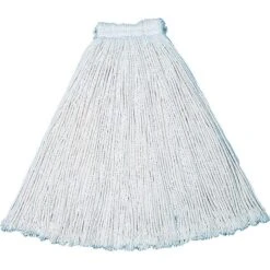 Rubbermaid Cut-End Cotton Mop #32, Economy, White, 12/Ct