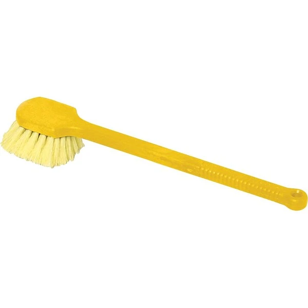 Rubbermaid Plastic Utility Brush, Yellow (FG9B3200YEL) 1 Rubbermaid Plastic Utility Brush, Yellow (FG9B3200YEL)