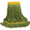 O'Dell® 1400 Series Medium Recycled PET Mop Head, 5" Headband, Green (1400M/GR)