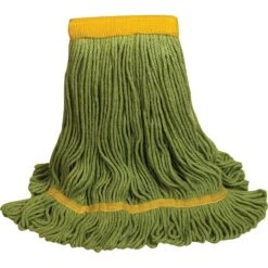 O'Dell® 1400 Series Medium Recycled PET Mop Head, 5" Headband, Green (1400M/GR)