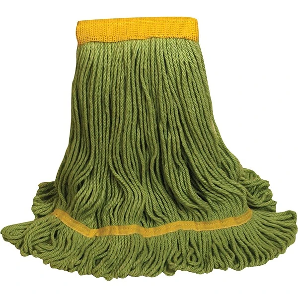O'Dell 1400 Series Large Recycled PET Mop Head, 5" Headband, Green (1400L/GR) 1 O'Dell 1400 Series Large Recycled PET Mop Head, 5" Headband, Green (1400L/GR)