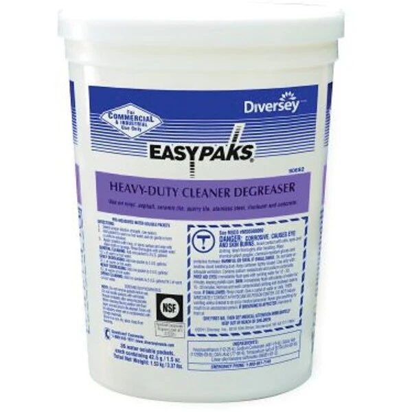 Easy Paks® Heavy-Duty Degreaser Floor Cleaners, 36 Packets/Tub, 2 Tubs/Case (990682) 1 Easy Paks® Heavy-Duty Degreaser Floor Cleaners, 36 Packets/Tub, 2 Tubs/Case (990682)