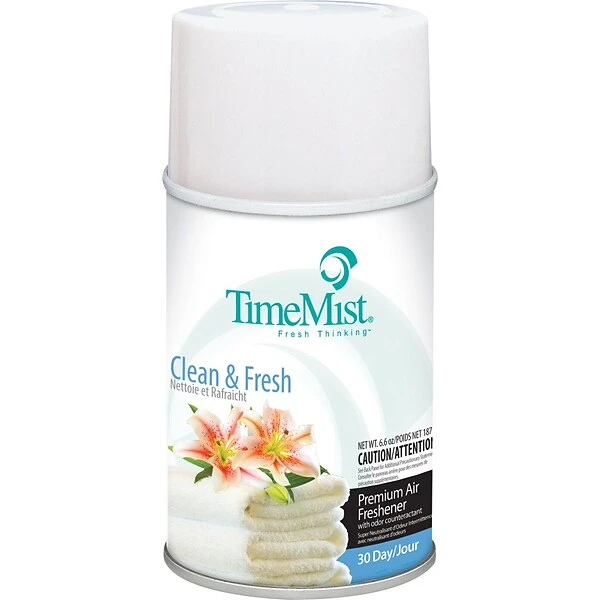 TimeMist Fresh Thinking Premium Automatic Aerosol Refill, Clean & Fresh (STB332502TMCA) 1 TimeMist Fresh Thinking Premium Automatic Aerosol Refill, Clean & Fresh (STB332502TMCA)