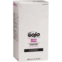 GOJO PRO 5000™ Rich Pink Antibacterial Lotion Soap Refill, Floral, 5000 Ml, 2/Case