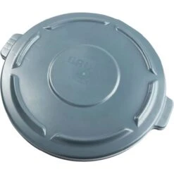 Rubbermaid Brute Plastic Lid, Gray, 20 Gal. (FG261960 GRAY)