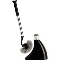 Simplehuman® Toilet Brush With Caddy, Black, 18 1/2" -Kleenex Shop s0829310 s7