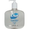 Dial® Liquid Soap, For Sensitive Skin, 16 Oz, Pump Bottle, 12/Case