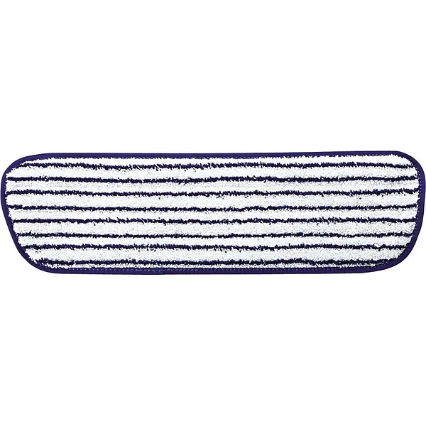 Rubbermaid Commercial Microfiber Finish Pad Blue/White, Pack Of 6 (FGQ80000W) 1 Rubbermaid Commercial Microfiber Finish Pad Blue/White, Pack Of 6 (FGQ80000W)