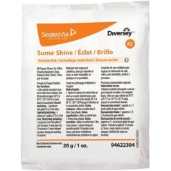 Diversey Suma® Shine Portion Pak, Powder, 0.99 Oz., 100/CT