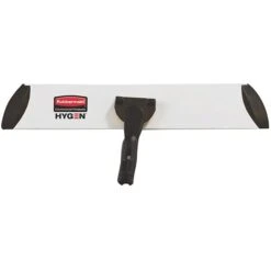 Rubbermaid Commercial Products HYGEN 18" Quick-Connect Microfiber Flat Mop Frame, Single-sided, Gray (1863893)