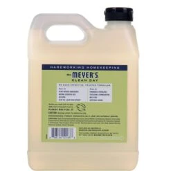 Mrs. Meyer's Clean Day Hand Soap Refill, Lemon Verbena, 33 Fl Oz (651327)