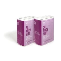 Perk Ultra Soft Standard Toilet Paper, 2-Ply, White, 154 Sheets/Roll, 48 Rolls/Pack (PK55155CT)