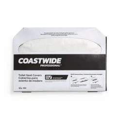 Coastwide Professional™ EcoID Toilet Seat Covers, 250 Sheets/Pack, 20 Packs/Carton (CW24779) -Kleenex Shop s1172717 s7