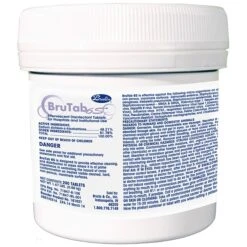 BruTab 6S Disinfectant & Sanitizer Tablets, 3.3mg, 200/Tub, 6 Tubs/Carton (161021-8G)