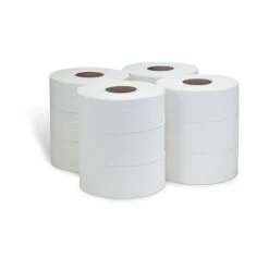 Coastwide Professional™ 1-Ply Jumbo Toilet Paper, White, 2000 Ft./Roll, 12 Rolls/Carton (CW26214)