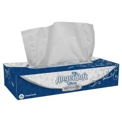 Angel Soft Ultra Professional Series Standard Facial Tissues, 2-Ply, 125 Sheets/Box, 10 Boxes/Pack (4836014)