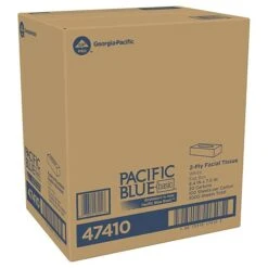 Pacific Blue Basic Facial Tissue, 2-ply, 100 Tissues/Box, 30 Boxes/Pack (47410) -Kleenex Shop s1208334 s7