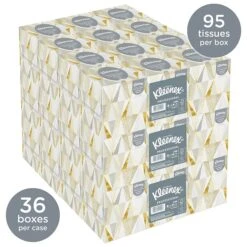 Kleenex Boutique Facial Tissue, 2-ply, 95 Tissues/Box, 36 Boxes/Pack (21200)