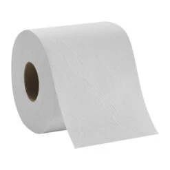 Pacific Blue Basic Recycled Toilet Paper, 1-Ply, White, 1210 Sheets/Roll, 80 Rolls/Carton (1458001/14500) -Kleenex Shop s1214744 s7