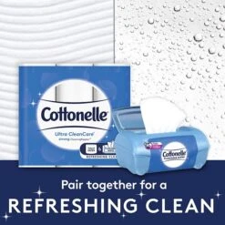 Cottonelle Flushable Wet Wipes, White, 42 Wipes (36734) 7 Cottonelle Flushable Wet Wipes, White, 42 Wipes (36734) -Kleenex Shop s1216017 s7