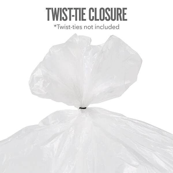Perk™ 10 Gallon Trash Bag, .36 Mil, Clear, 300 Bags/Box (PK56746) 3 Perk™ 10 Gallon Trash Bag, .36 Mil, Clear, 300 Bags/Box (PK56746) - Image 3