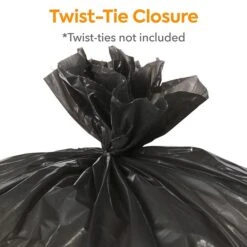Coastwide Professional™ 12-16 Gal. Trash Bags, Low Density, 1 Mil, Black, 250/Carton (CW21760) -Kleenex Shop s1219964 s7