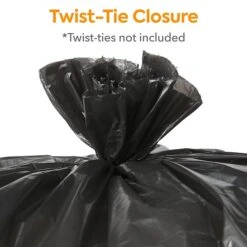 Coastwide Professional™ 30-33 Gal. Trash Bags, Low Density, 0.6 Mil, Black, 250/Carton (CW17966) -Kleenex Shop s1220082 s7