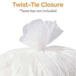 Coastwide Professional™ 20-30 Gal. Trash Bags, High Density, 12 Mic, Natural, 25 Bags/Roll, 20 Rolls (CW18198) -Kleenex Shop s1220216 s7