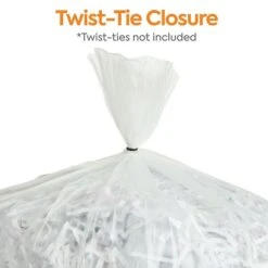 Coastwide Professional™ 12-16 Gal. Trash Bags, High Density, 8 Mic., Natural, 50 Bags/Roll, 20 Rolls (CW19243) -Kleenex Shop s1220310 s7