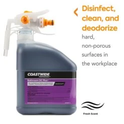 Coastwide Professional™ Bathroom DC Plus Cleaner And Disinfectant Concentrate For EasyConnect, 3L, 2/Pack