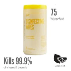 Perk™ Disinfecting Wipes, Lemon, 75 Wipes (PK56665)