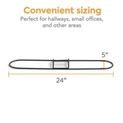 Coastwide Professionalâ„¢ Dust Mop Frame, 24" X 5", Black (CW56764)