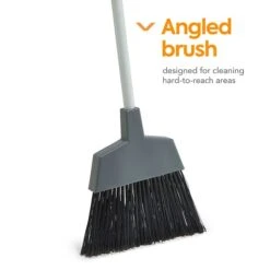 Coastwide Professional™ 12" Angled Broom, Gray (CW58002)