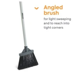 Coastwide Professional™ 8" Lobby Broom, Gray (CW58001)