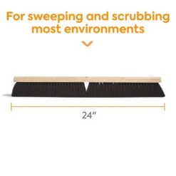 Coastwide Professionalâ„¢ 24" Push Broom Head, Tampico (CW57736)