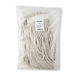 Coastwide Professional™ Cut-End Wet Mop Head, #16, Cotton, 1" Headband, White (CW57742) -Kleenex Shop s1224255 s7