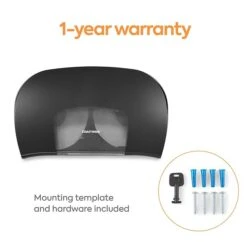 Coastwide Professional™ Twin Jumbo Roll Toilet Paper Dispenser, Black (CW60831) -Kleenex Shop s1225791 s7