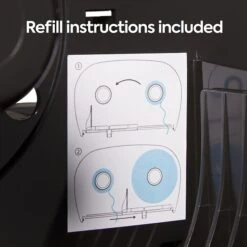 Coastwide Professional™ Twin Jumbo Roll Toilet Paper Dispenser, Black (CW60831) -Kleenex Shop s1225802 s7