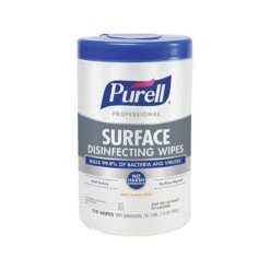 Purell Professional Disinfecting Wipes, Fresh Citrus, 110 Wipes, 6/Carton (9342-06)