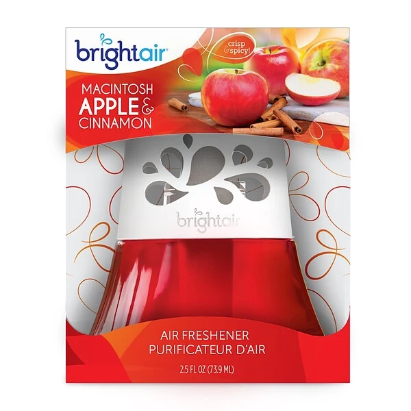 Bright Air Scented Oil & Holder, Macintosh Apple And Cinnamon (900022) 2 Bright Air Scented Oil & Holder, Macintosh Apple And Cinnamon (900022) - Image 2