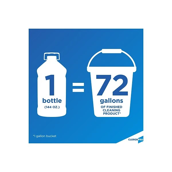 CloroxPro™ Pine-Sol® All Purpose Cleaner, Lemon Fresh, 144 Ounces (35419) (Package May Vary) 4 CloroxPro™ Pine-Sol® All Purpose Cleaner, Lemon Fresh, 144 Ounces (35419) (Package May Vary) - Image 4