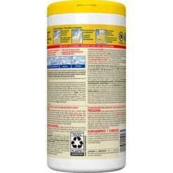 Clorox Commercial Solutions Disinfecting Wipes, Lemon Fresh Scent - 75 Wipes (15948)
