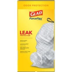 Glad ForceFlex OdorShield Tall Kitchen 13 Gallon Grey Trash Bag, Unscented, 120 Bags/Box (79158) -Kleenex Shop sp103681105 s7
