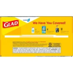 CloroxPro™ Glad ® ForceFlex Tall Kitchen Drawstring Trash Bags, 13 Gallon Grey Trash Bag, 100 Count (70427) -Kleenex Shop sp103681313 s7