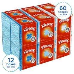 Kleenex Antiviral Facial Tissue, 3-Ply, 60 Sheets/Box, 12/Carton (21286CT) -Kleenex Shop sp106245963 s7