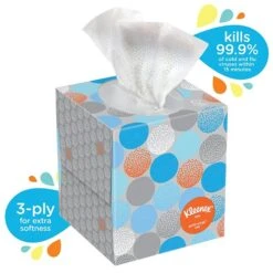 Kleenex Antiviral Facial Tissue, 3-Ply, 60 Sheets/Box, 12/Carton (21286CT) -Kleenex Shop sp106245964 s7