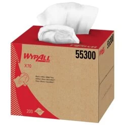 WypAll® X70 Center-Pull, 1-Ply, Cloth Paper Towels, 200/Box (55300) -Kleenex Shop sp106247118 s7