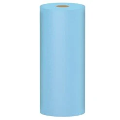 Scott Shop Original Paper Wipers, Blue, 55 Sheets/Roll, 12 Rolls/Carton (75147)